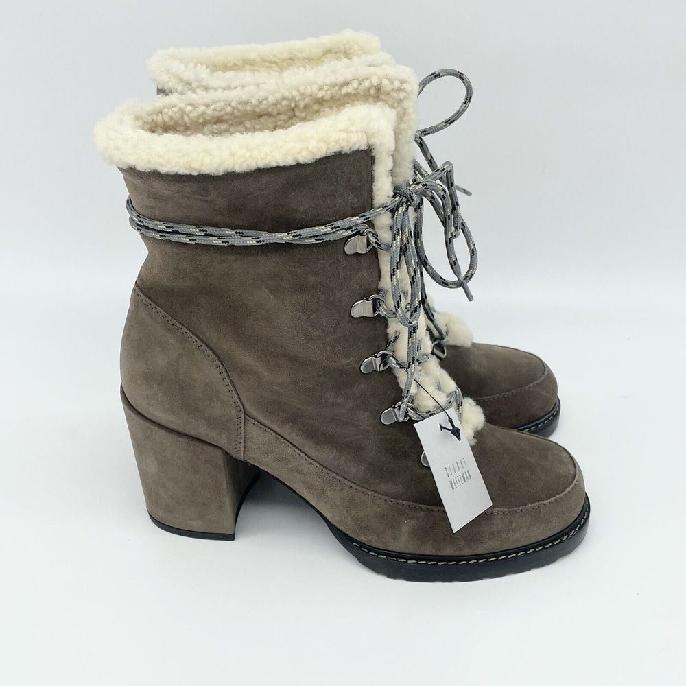 Stuart Weitzman Taupe Winter Boots